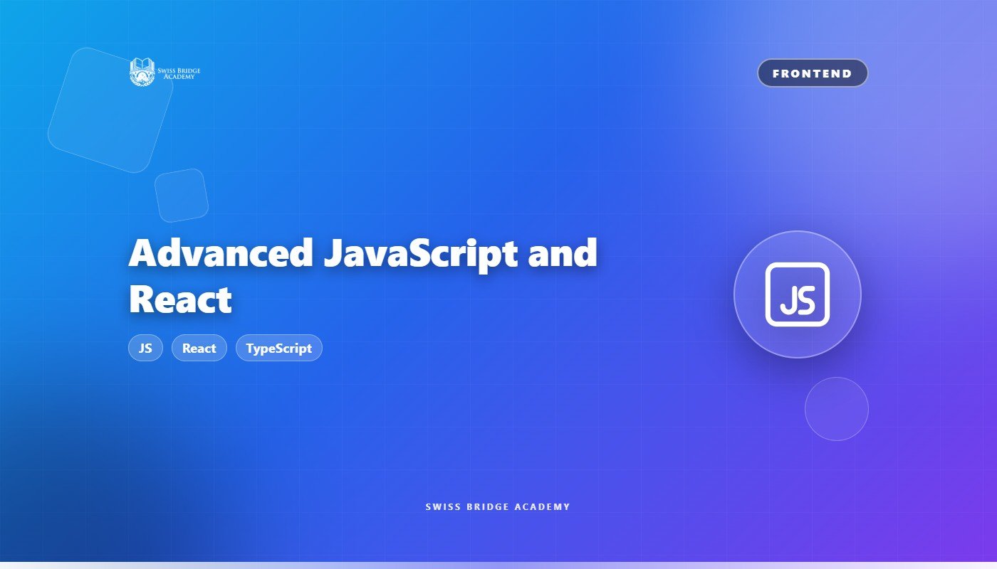 Advanced JavaScript and React
