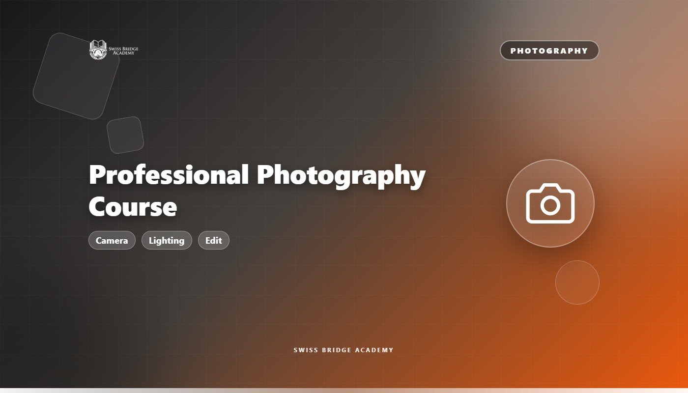 Professional Photography Course